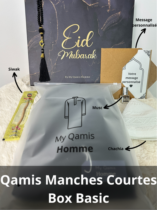 Qamis box Basic - Qamis Manches Courtes