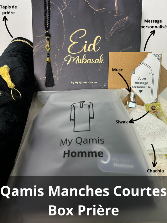 Qamis box Prière - Qamis Manches Courtes