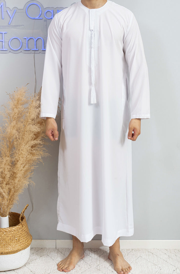 Qamis Emirati blanc Premium - Al Emad