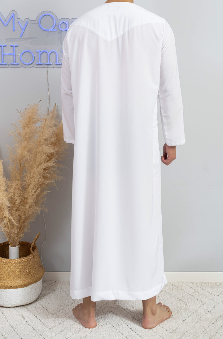 Qamis Emirati blanc Premium - Al Emad