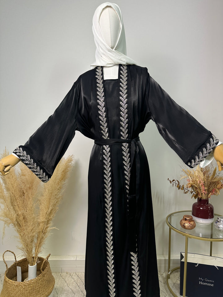 Ensemble Abaya Samara - Luxury Collection - Abaya haut de gamme - Noir