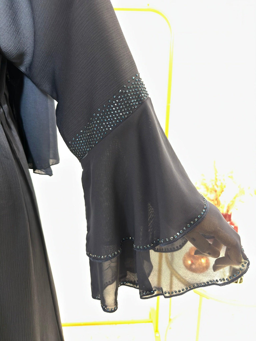 Ensemble Abaya Dalia avec Hijab - Bleu Marine - Made in UAE - My Qamis Homme