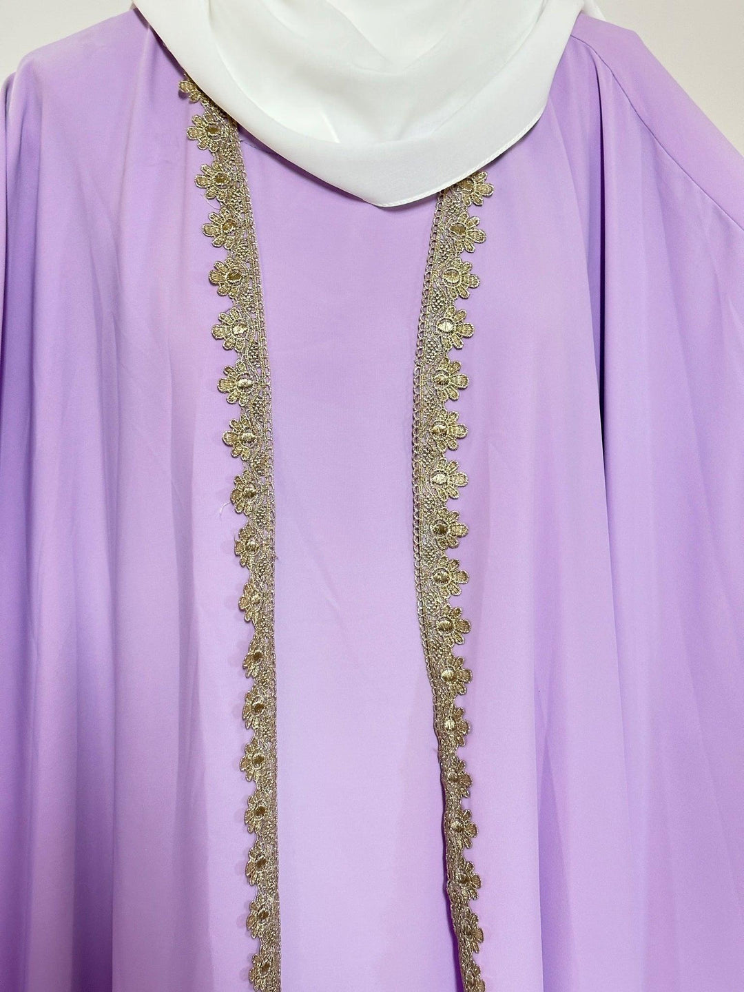 Ensemble Abaya Kimono 2 pièces - Naila - Lilas - My Qamis Homme