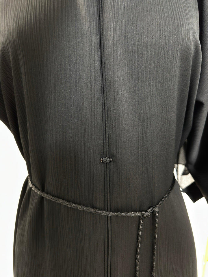 Ensemble Abaya Samar avec Hijab - Noir - Made in UAE - My Qamis Homme