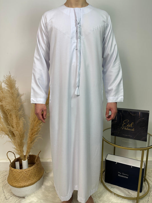 Qamis Dubai - Blanc Pur - Al Emad - My Qamis Homme