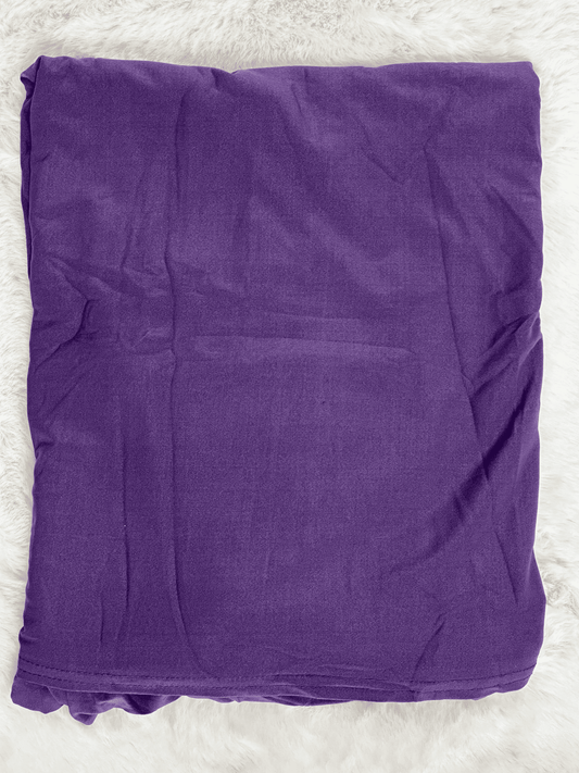Robe de prière avec voile intégré - Violet - My Qamis Homme