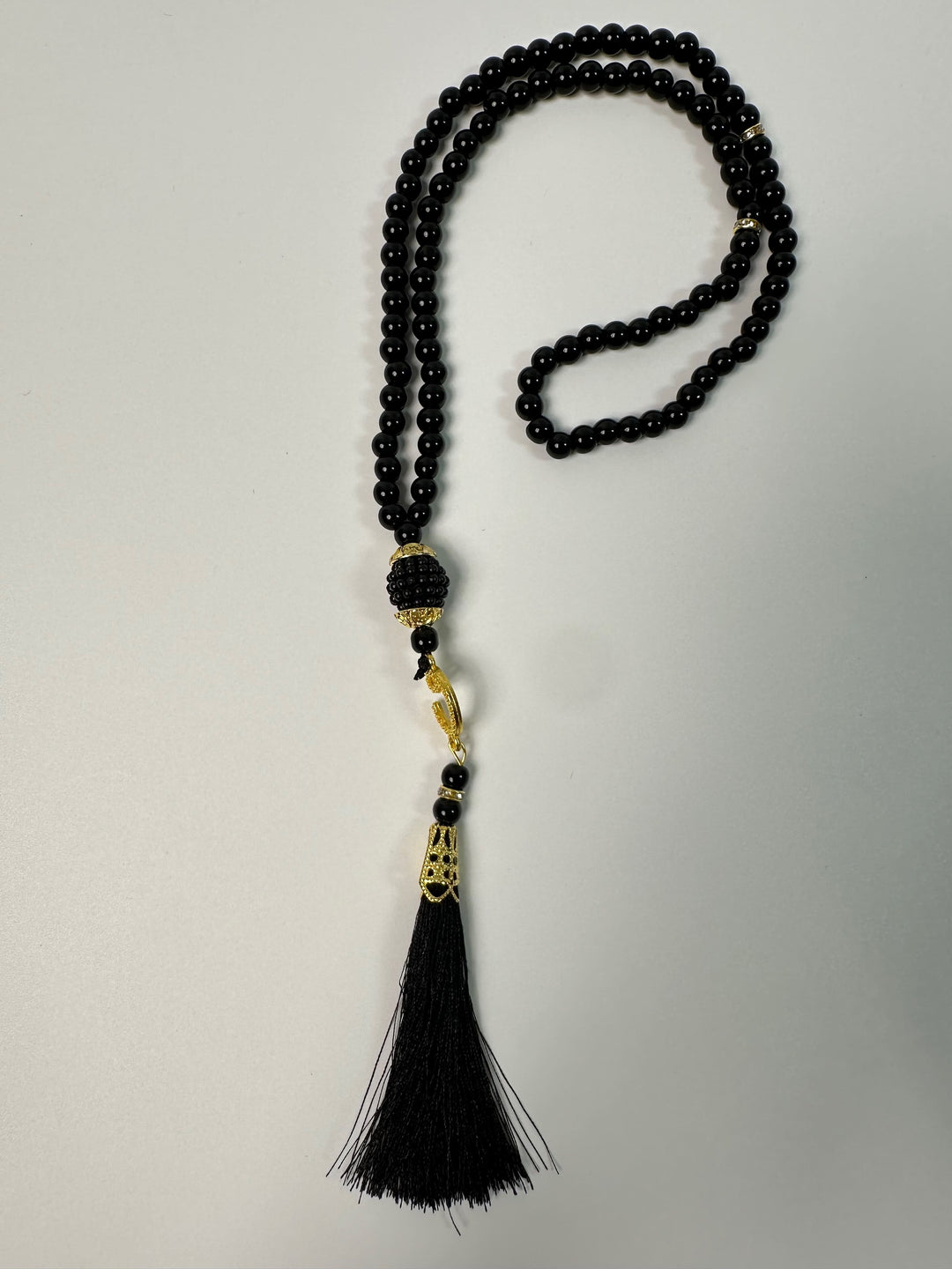 Tasbih noir chapelet islamique pour musulman