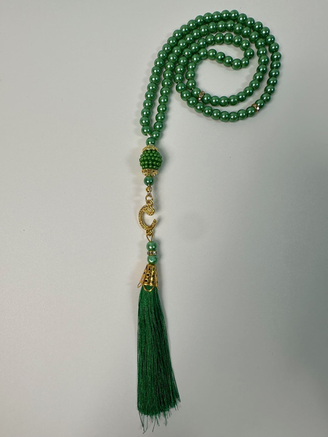 Tasbih vert chapelet islamique pour musulman