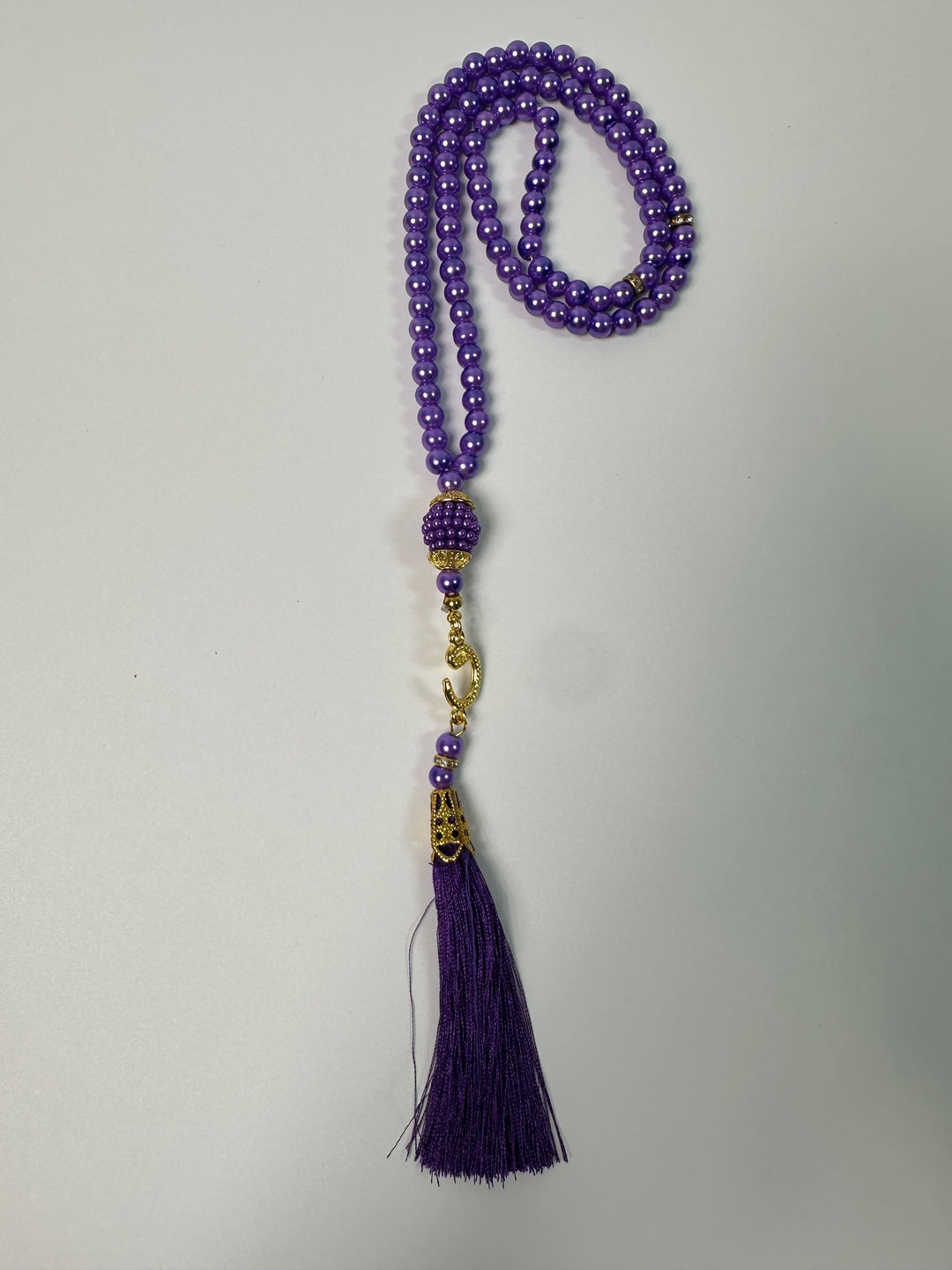 Tasbih violet chapelet islamique pour musulman