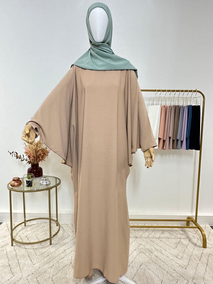 Abaya simple Soraya - Taupe - My Qamis Homme