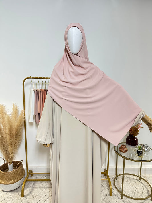 Hijab Jersey Premium - Hijab à enfiler - Rose - My Qamis Homme