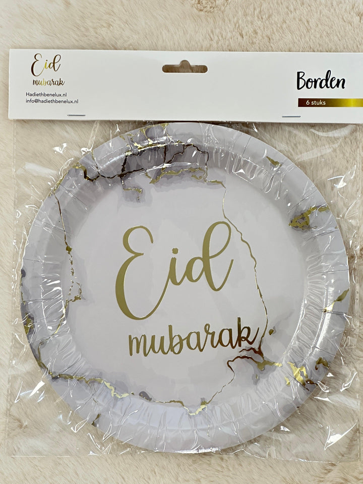 Set assiette + mouchoir - Eid Mubarak - My Qamis Homme